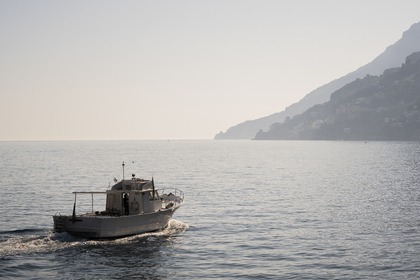 comfortable, simple, typical Amalfi coast boat