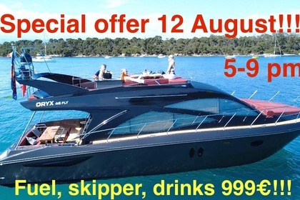 Charter Motorboat Gulf Craft Oryx 46 Fly Cannes
