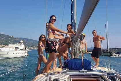 tour in barca a vela Golfo del Tigullio 5 Terre