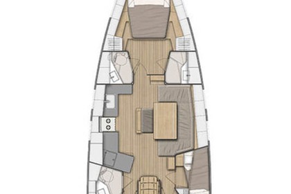 Miete Segelboot Bénéteau Oceanis 46.1 - 4 cab. Athen