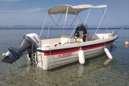 Rental Motorboat Poseidon 550 Corfu