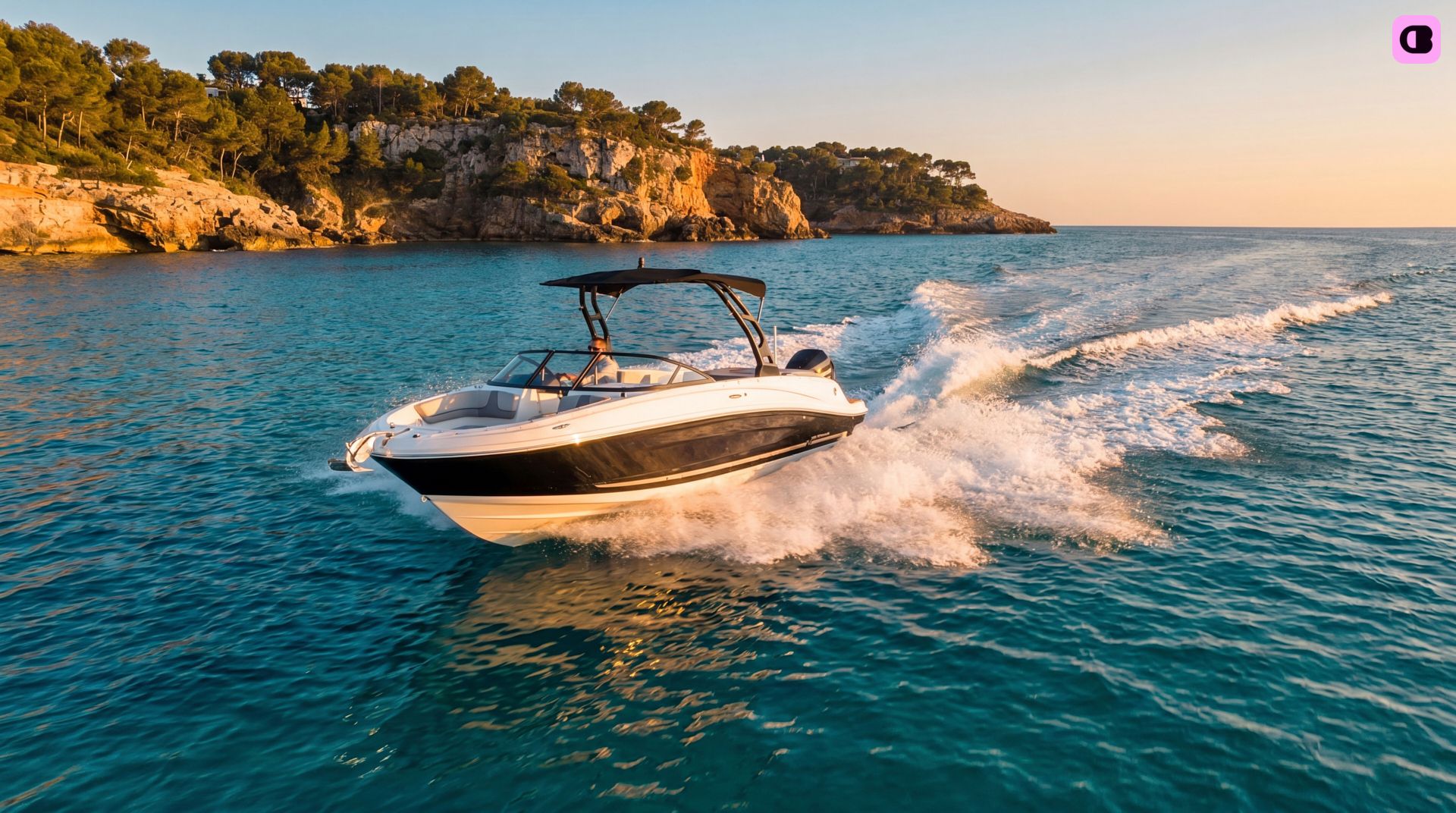 Bateau à moteur Bayliner VR6 OB 200cv 3