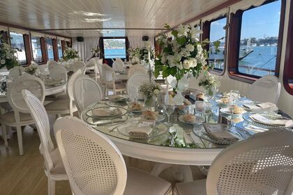 Luxury motor yacht for 120 people B2