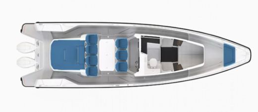 Motorboat Axopar 37ST Sun Top Boat design plan