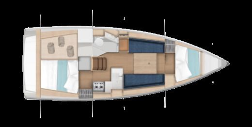 Sailboat Jeanneau Sun Odyssey 350 Boat design plan