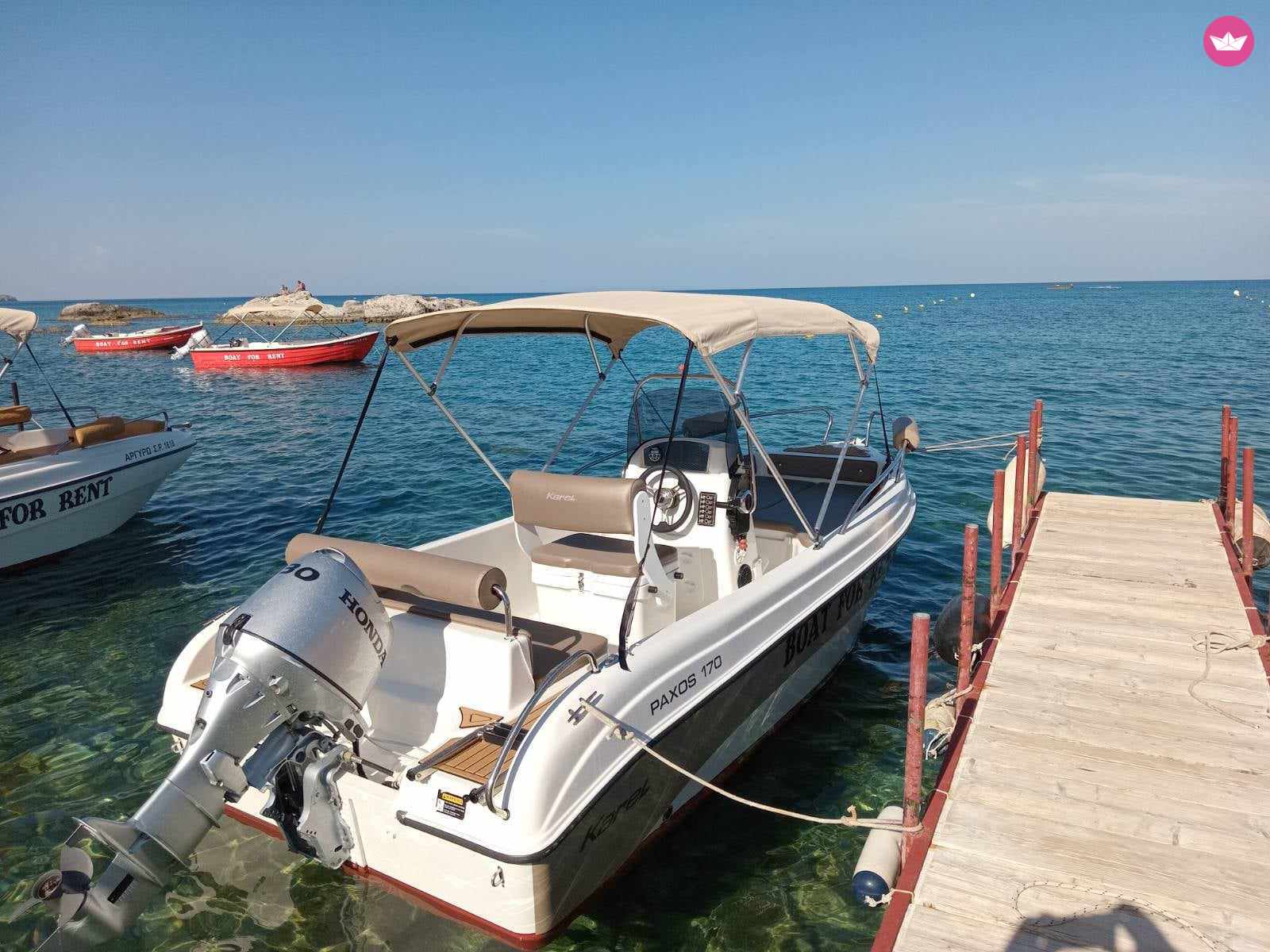 Bateau sans permis luxury karel paxos 170 30cv 3