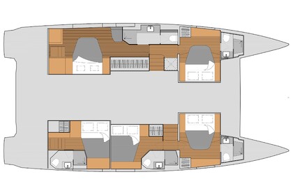 Hire Catamaran  Aura 51 Lefkada