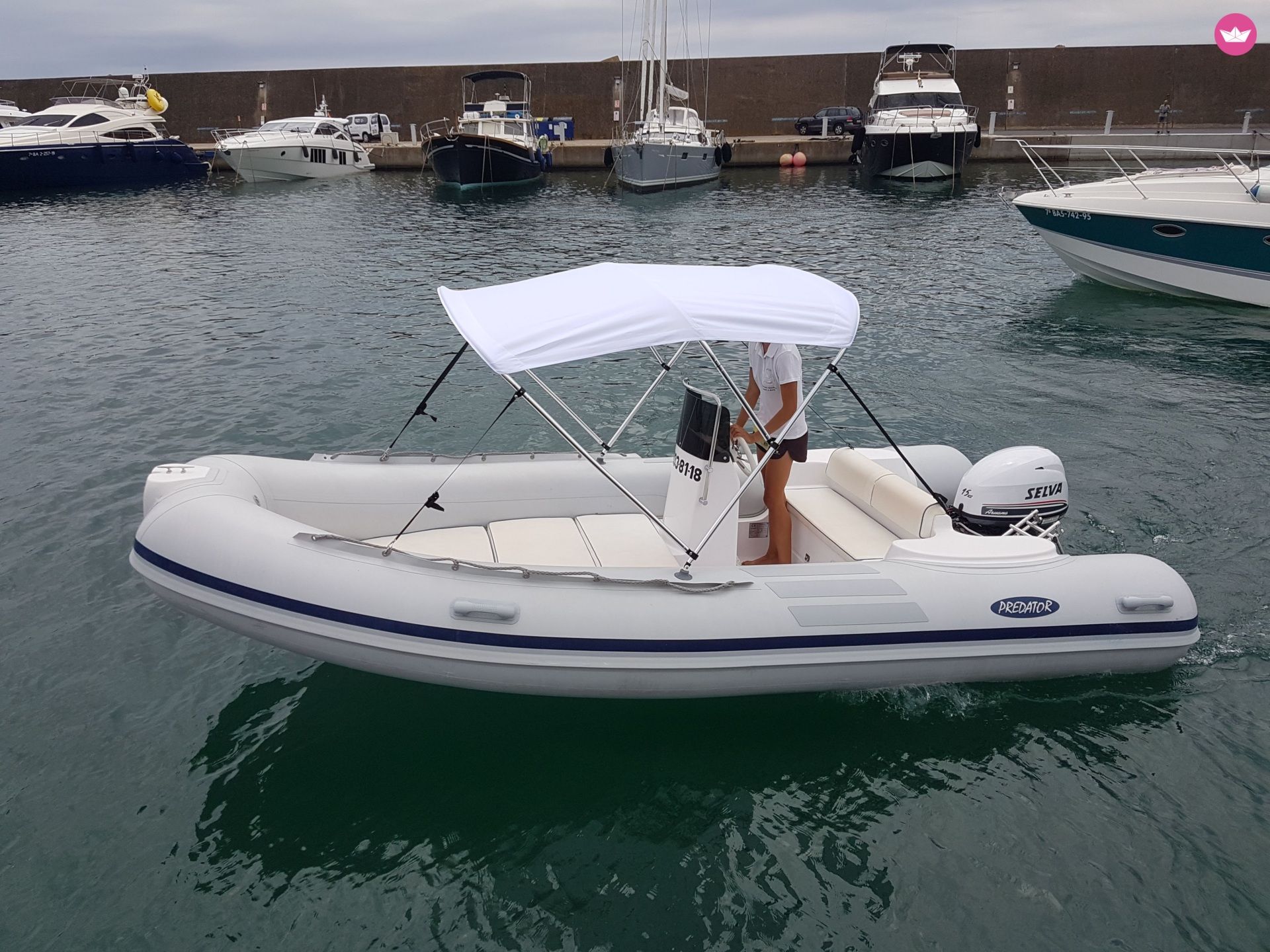 Semi-rigide Italboats Predator 490 40cv 2