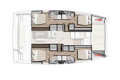 Rental Catamaran  Bali 4.6 Sant Antoni de Portmany