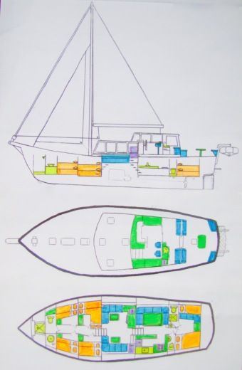 Motorboat Alan Mummery Custom Boat design plan