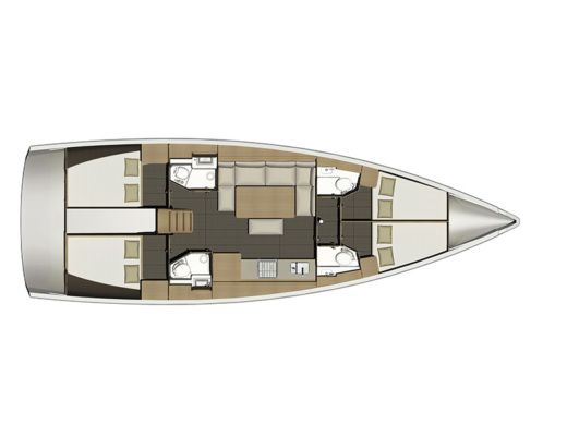 Sailboat Dufour Dufour 460 Grand Large boat plan