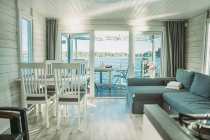 Hire Houseboat Havelbiber Führerscheinfrei Töplitz