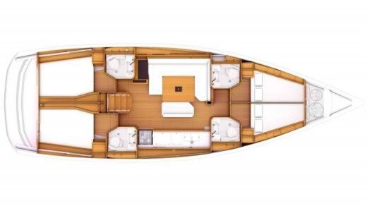 Sailboat JEANNEAU Sun Odysses 469 boat plan