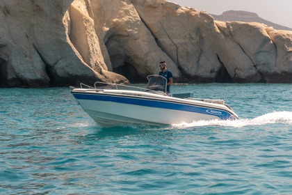 Rental Boat without license  Poseidon Blu Water 185 Port of Milos, Milos