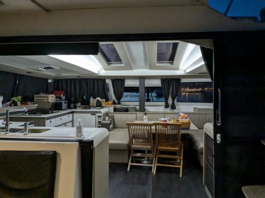 Miconos Catamaran Fountaine Pajot 45ft alt tag text