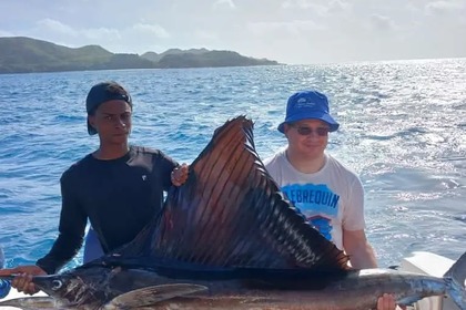 Rental Motorboat triton 31ft 31mono Praslin