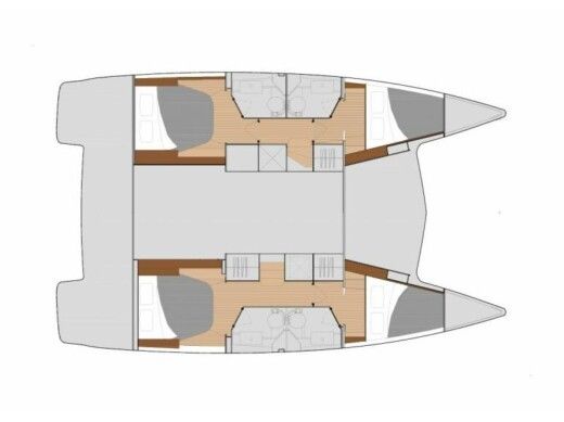Catamaran Fountaine Pajot Lucia 40 Boat design plan