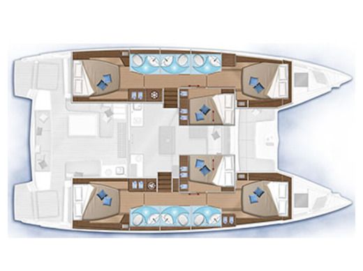 Catamaran Lagoon Lagoon 50 Boat design plan