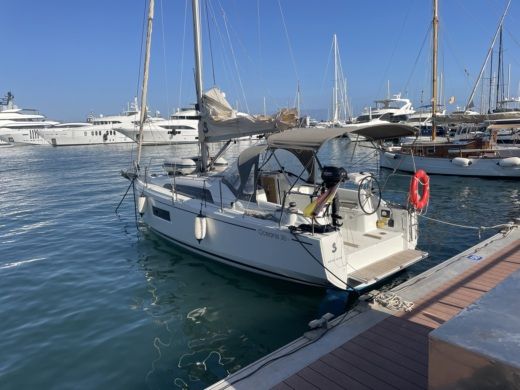 Puerto de Andratx Sailboat Beneteau First 40.7 alt tag text