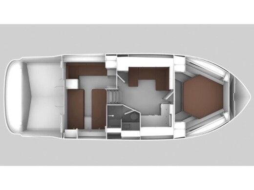 Motorboat BAVARIA S40 OPEN boat plan