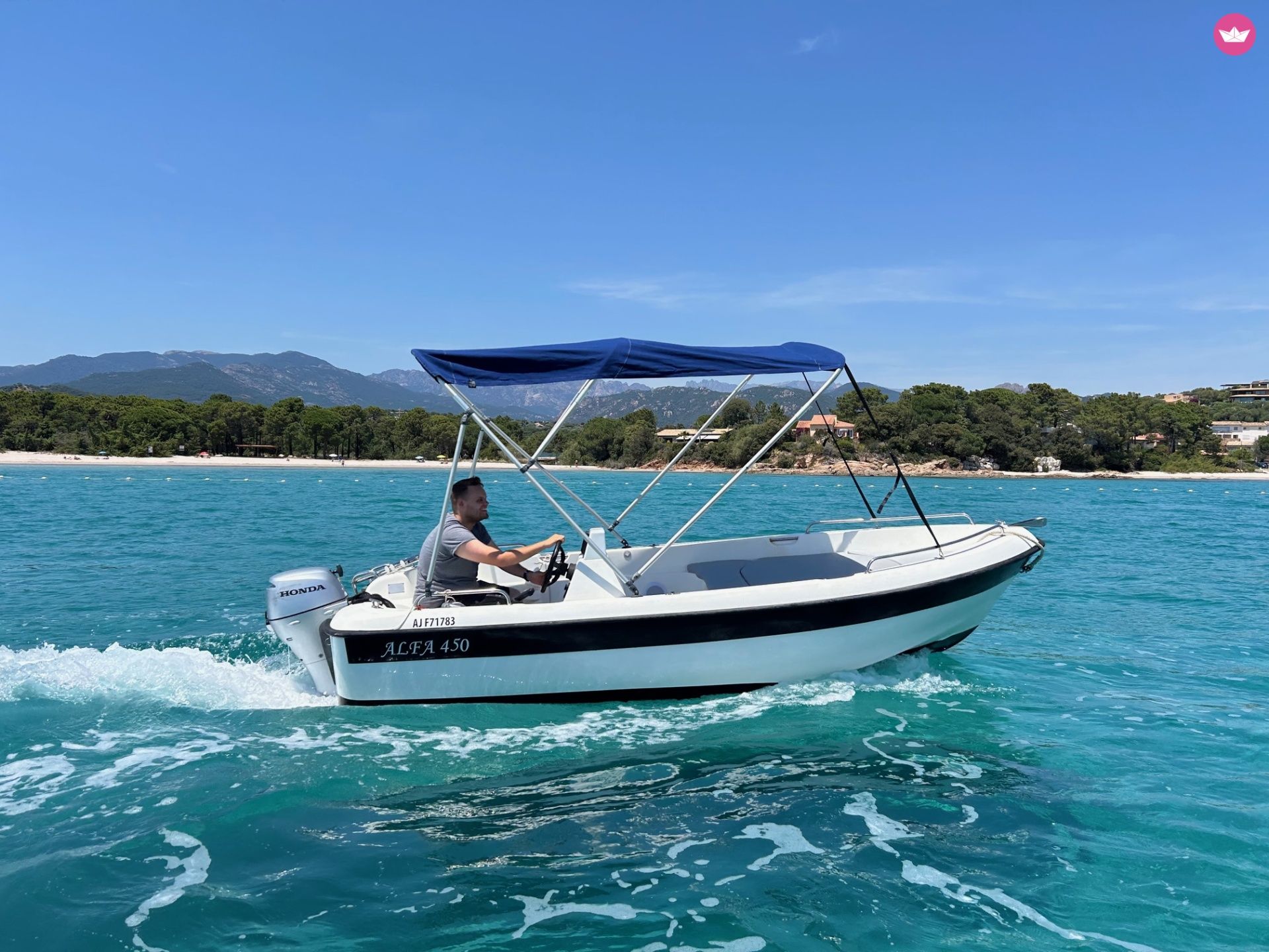 Bateau sans permis Alfa 450 6cv 2