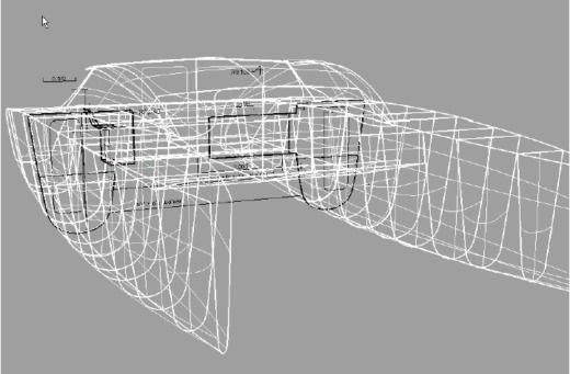 Motorboat AB Marine Catamaran Eclipse Plan du bateau