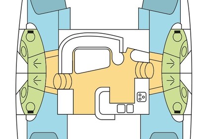 Rental Catamaran Rorbertson & Caine Leopard 46 with A/C Whitsunday Islands