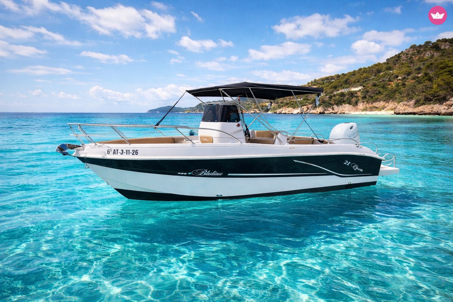 Bateau à moteur Blueline 21 open 175cv