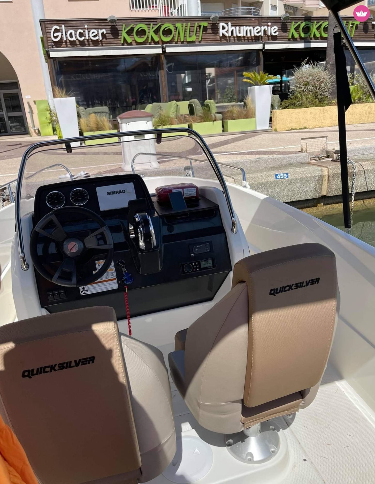 Bateau à moteur Quicksilver 555 Open 100cv 5
