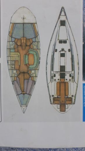 Sailboat Altantic 49 boat plan