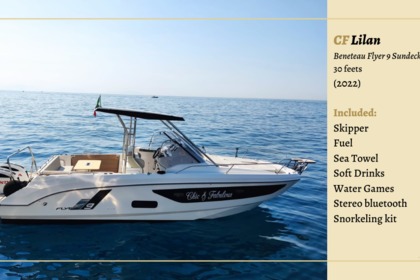 Verhuur Motorboot Beneteau Flyer 9 Sundeck Amalfi