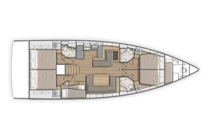 Hire Sailboat Beneteau Oceanis 51.1 Lefkada