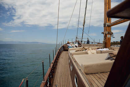 Exclusive Wooden Sailing Boat - Calypso A: Unforgettable Daily Trips for Up to 49 Guests!