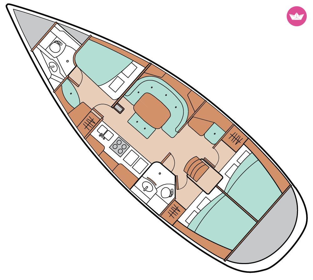 Voilier Beneteau Oceanis 400 11.98m 8