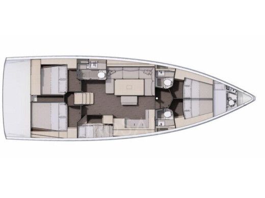 Sailboat  Dufour 470 boat plan