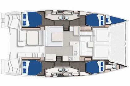 Verhuur Catamaran  Sunsail 454L Road Town