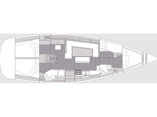 Sailboat  Elan Impression 45.1 Boat design plan