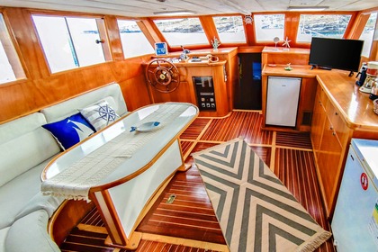 Custom built gulet with a capacity of 7