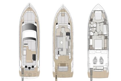 Miete Motoryacht Ferretti 500 Marina Lav