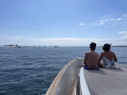 Ibiza Motorboat Fjord 44 OPEN alt tag text