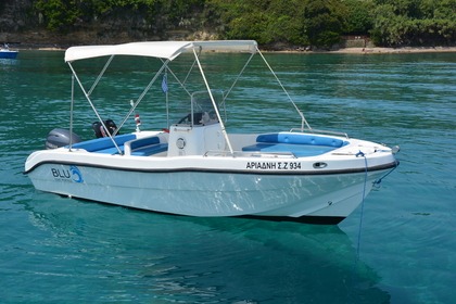 Explore Zakynthos with Ariadne, a 40hp speedboat for up to 4 guests – no license required! Perfect for daily cruises to Navagio, Blue Caves, Keri Caves & Turtle Island.