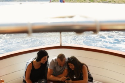 Passenger classic yacht