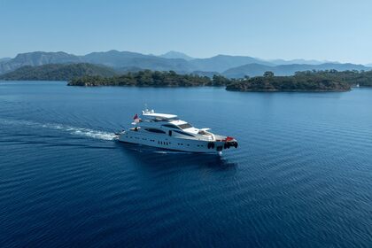 Luxury Motor Yacht “Coral” for Charter – Experience Timeless Elegance in Göcek