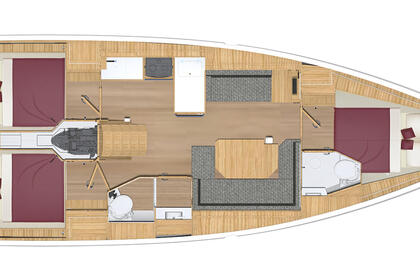 Verhuur Zeilboot Bavaria Yachtbau Bavaria C38 Marina Frapa