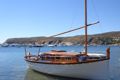 Alquiler Lancha Barco clásico llaut Cadaqués