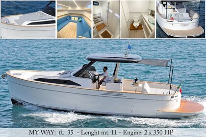 Hire Motorboat Apreamare Gozzo 35ft Amalfi