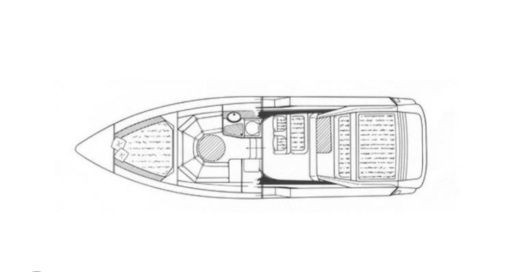 Motorboat Sunseeker 29 Mohawk Boat layout