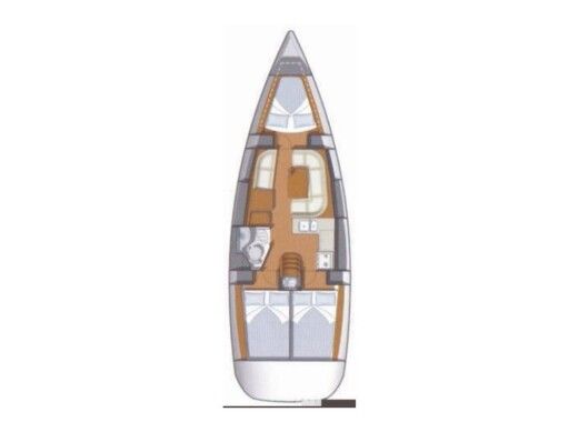 Sailboat JEANNEAU SUN ODYSSEY 36I Boat layout
