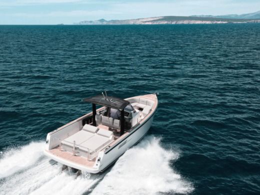 Motorboat Fjord 36 boat plan