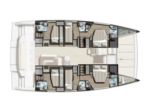 Catamaran  Bali 4.8 Terra boat plan